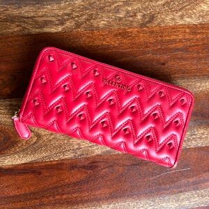 Valentino by Mario Valentino Leonardo Sauvage Leather Continental Wallet